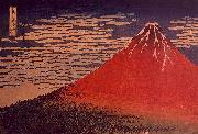Katsushika Hokusai Mount Fuji in Clear Weather USA oil painting artist